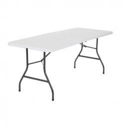 6FT White Folding Table