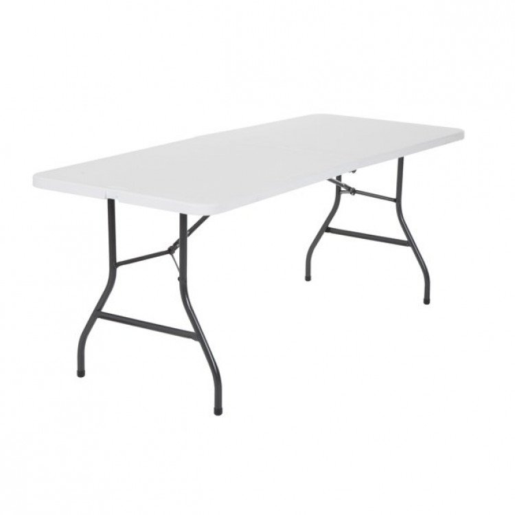 6FT White Folding Table