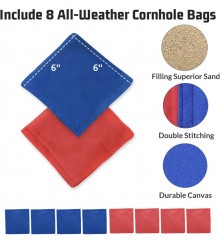 IMG 0115 1718117634 1 Solid Wood Regulation Size Cornhole Set