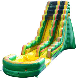 19ft Green & Yellow Waterslide